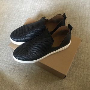 indigo rd black slip on shoes